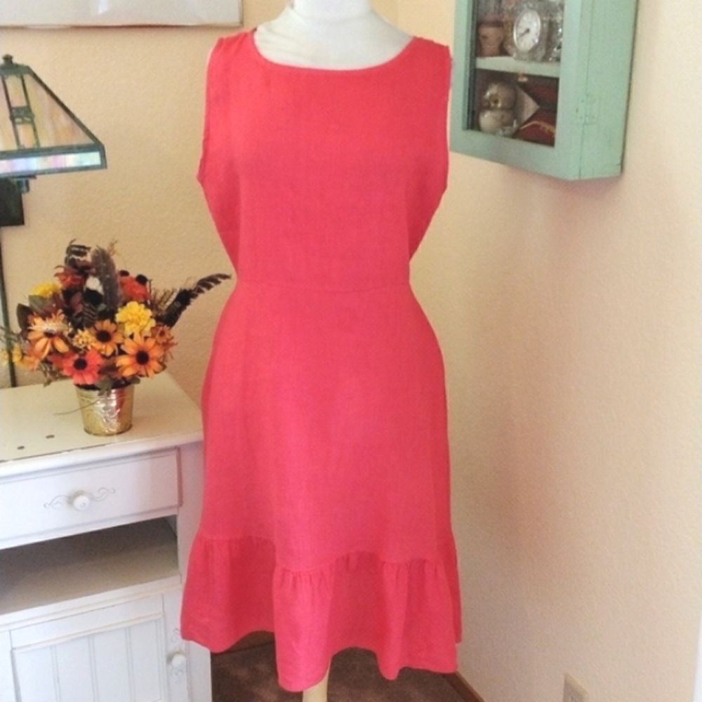 Stella Martini Linen Dress